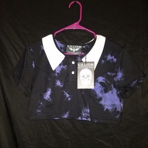 Killstar Tie Dye Crop Top